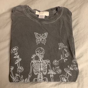 Urban outfitters skeleton shirt